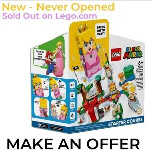 Lego Princess Peach 71403 Adventures With Peach Starter Course NEW